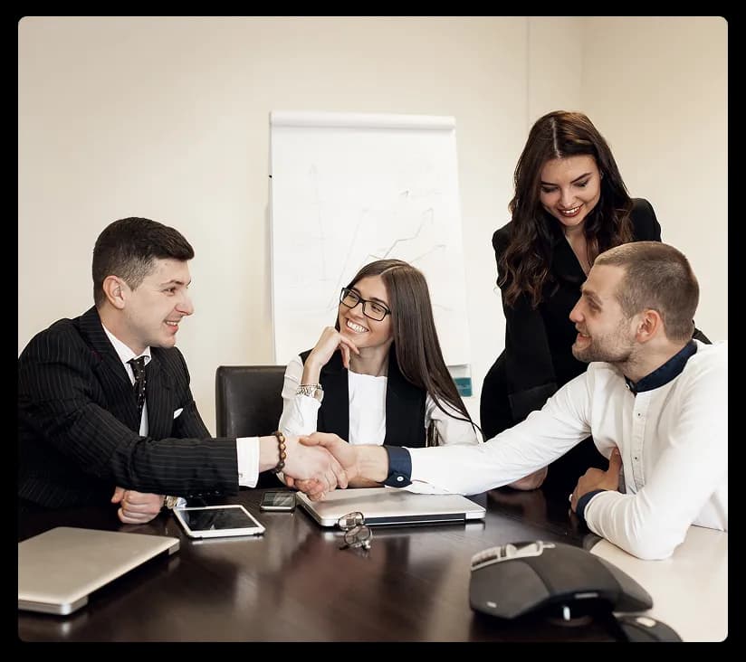 Our legal team working together